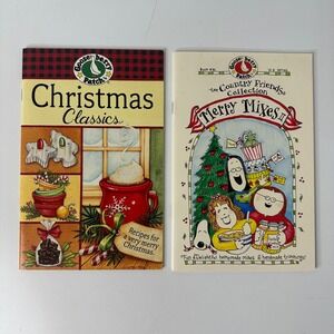 2 Gooseberry Patch Booklets Christmas Classics & Merry Mixes II Cookbook
